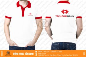áo thun techcombank màu trắng