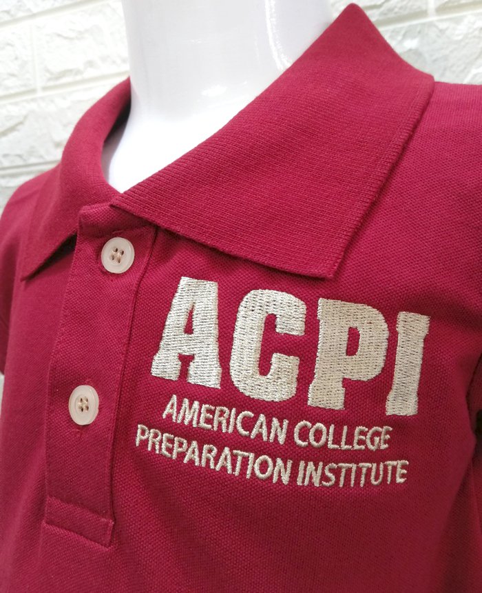 Đồng phục trung tâm tiếng anh ACPI, Các chi tiết được phối may kỹ lưỡng và đẹp chắc